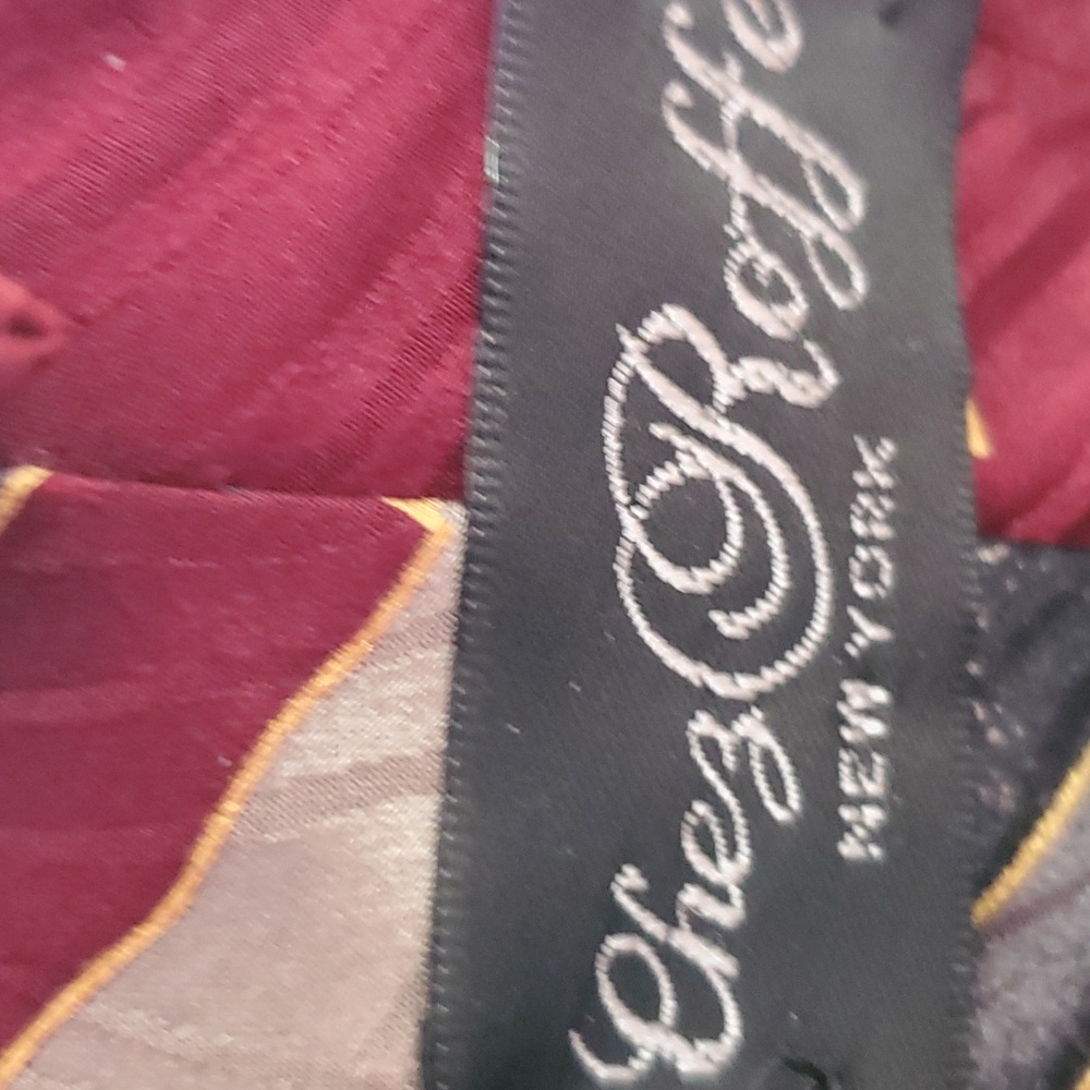 Chez Roffe 100% Silk Tie - Picture 3 of 4